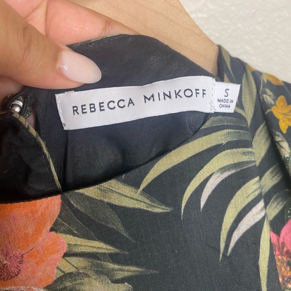 Rebecca Minkoff Geneva Printed Smock Dress / Silk Floral Bohemian / Size Small - Picture 7 of 10